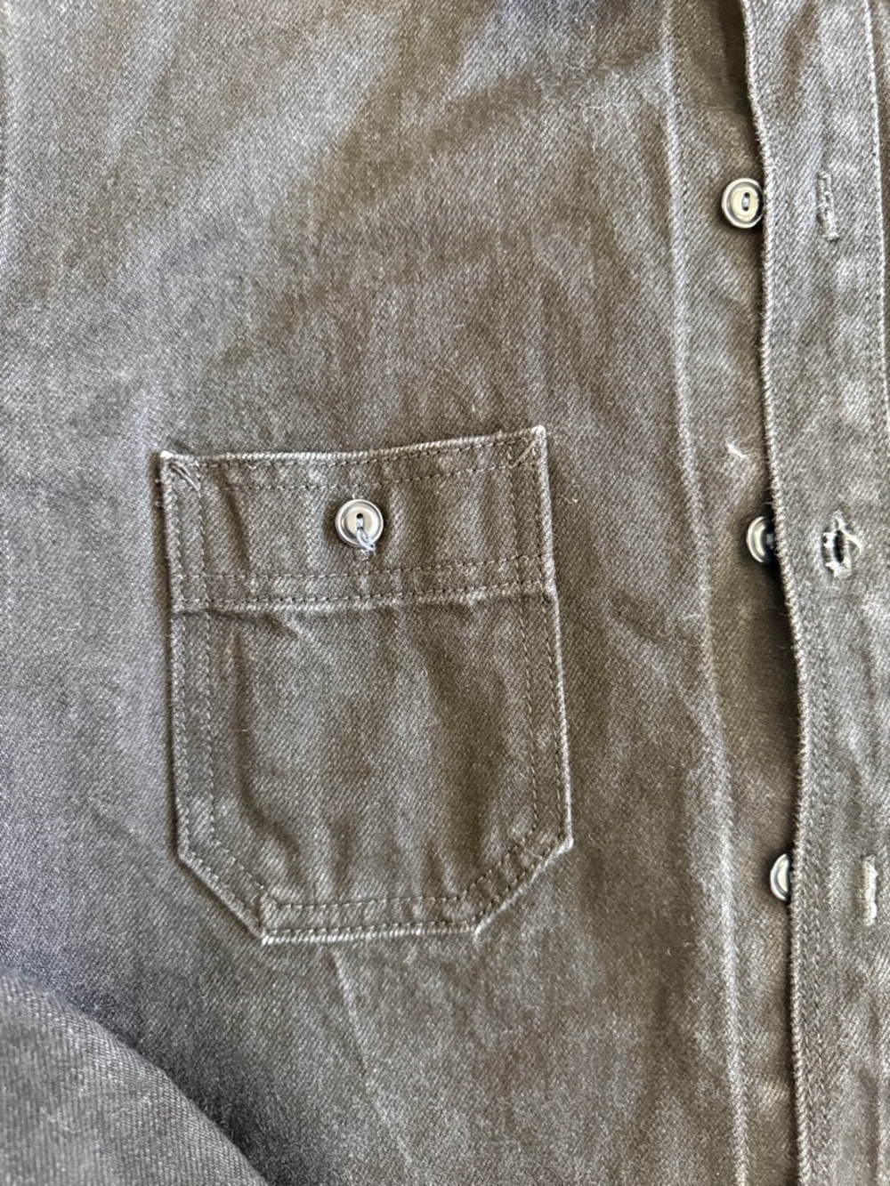 Gustin Black Button-Front Shirt Jacket - Picture 3 of 10